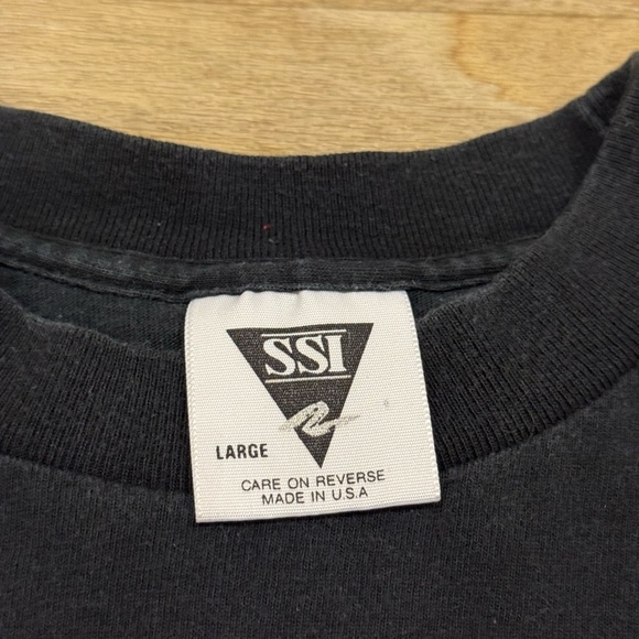 Vtg Harley Davidson 1991 Black Hills Rally Sturgis T-Shirt Mount Rushmore Size L - Picture 4 of 7